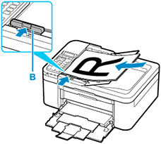 figure: Place the documents on the ADF